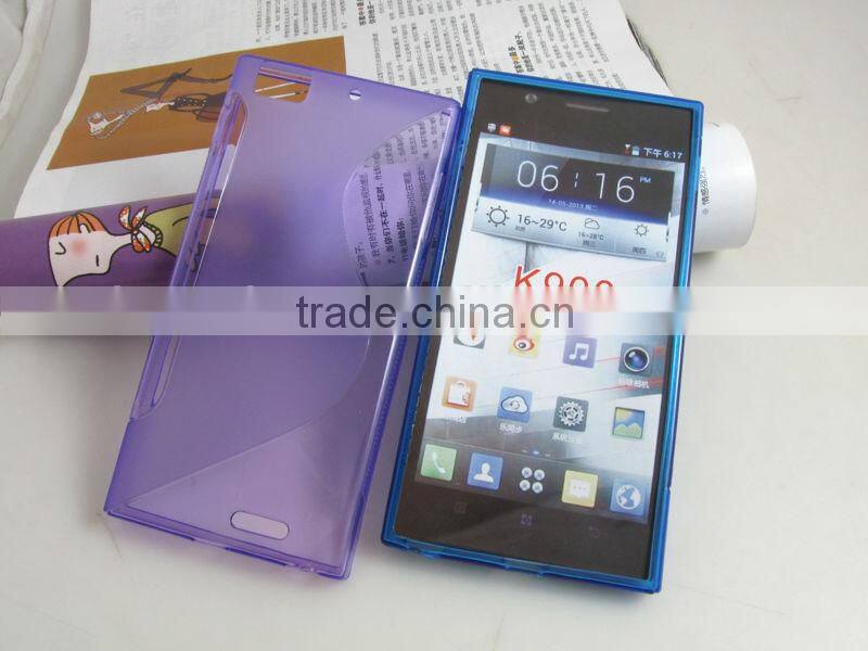 hot selling soft plastic back cover for Lenovo K900 S line