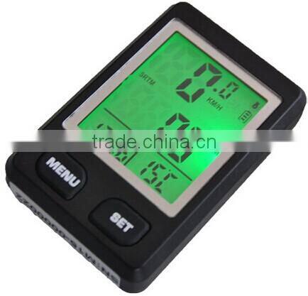 Multifunction Large-screen digital LCD Backlight Wired Waterproof Bicycle Computer Odometer Bike Speedometer Bicycle Stopwatch