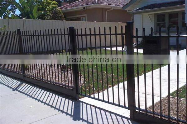 wrought iron fence