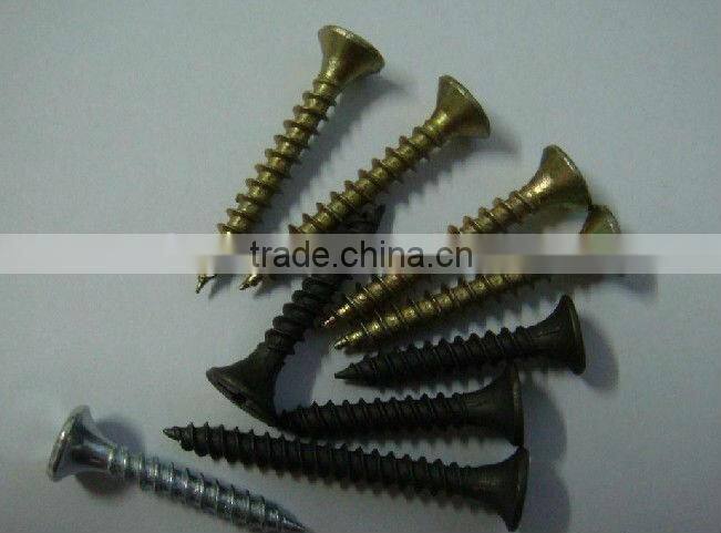 black phosphated drywall screws factory