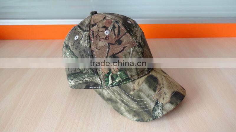 high quality fashion 6 panel camouflage baseball hat