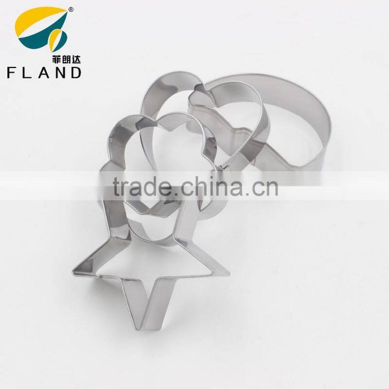stainless steel star shaped cookie cutter mold/baking cookie mold