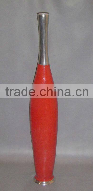 Aluminium Coloured Flower Vase