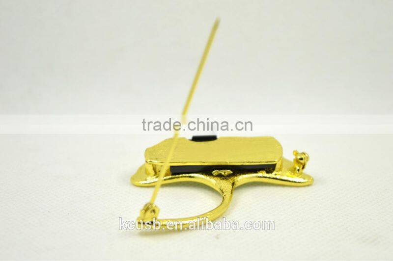 Leaf shape pin usb flash drive