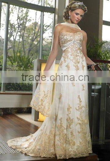 2011 romantic vintage lace wedding dress