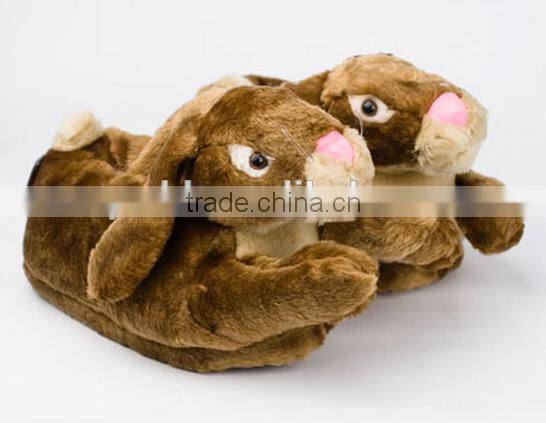 Brown Bunny Rabbit Slippers