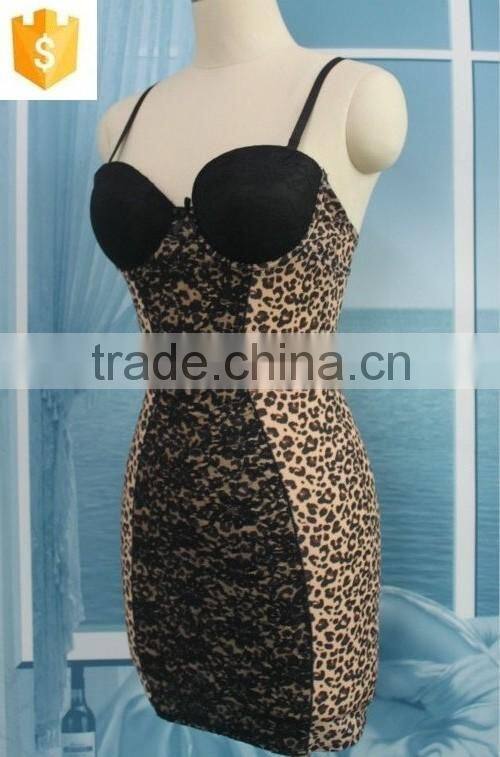 Women hot sell Shapewear, Fashion Leopard pattern lace corset