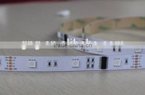 ws2801/ws2812b ws2821 /tm1812 /lpd6803 / flexible DMX rgb led digital strip addressable pixel waterproof strip