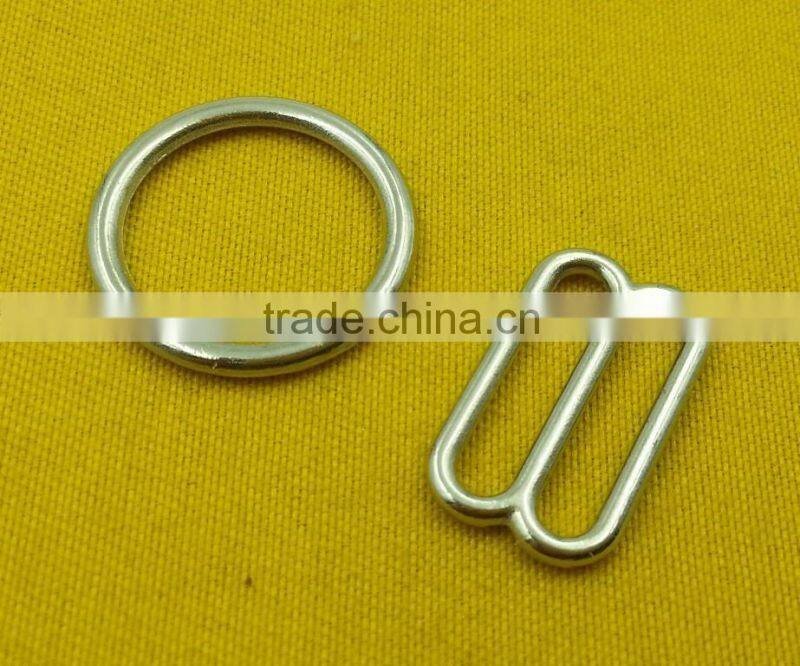 15mm Metal Ring and Slider For Underwear -- MD3022