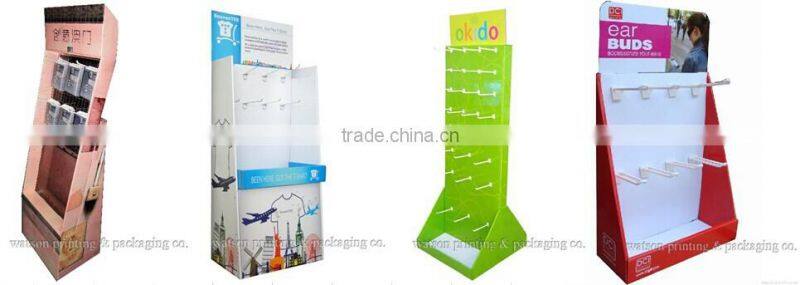 Pos custom printed decorative and fancy retail promotional plant cardboard display