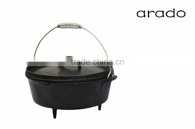 cast iron camping oven