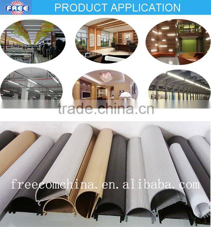 Housing design for led tube lamp fixture,aluminum alloy,T8 series,Freecom manufacturing