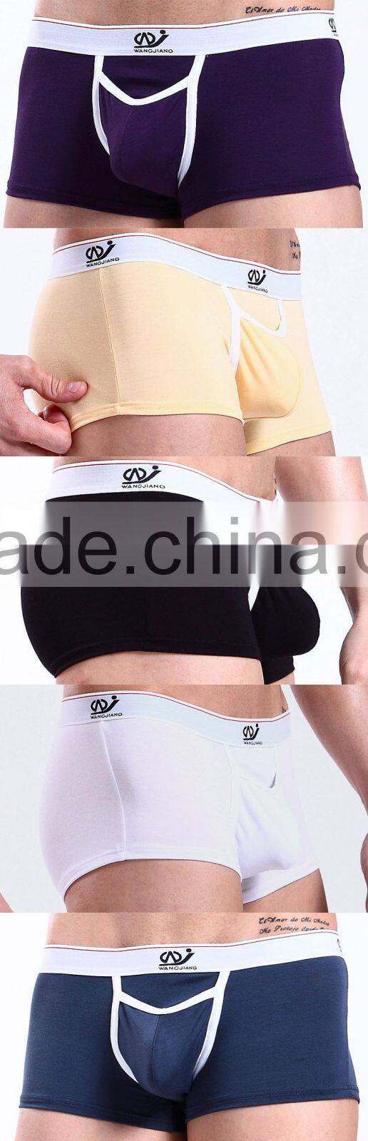 2015 Low Waist Boxer Underwear wholesale Cotton Underwear Comfortable Mens Boxer