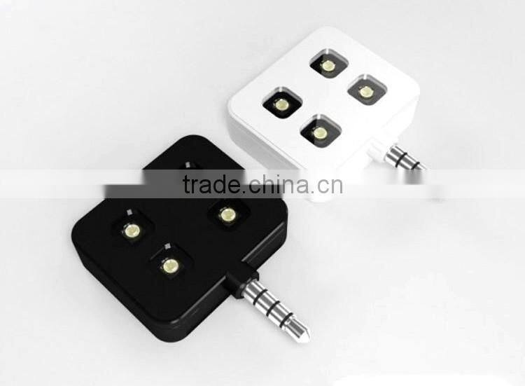 Universal iblazr RK06 RK-06 Mini Portable LED Selfie Flash Light Adapter for Phone Camera with 4 LED Light