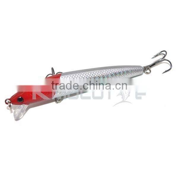 CHMN18 hard minnow fishing lure stell ball inside body to keep balance