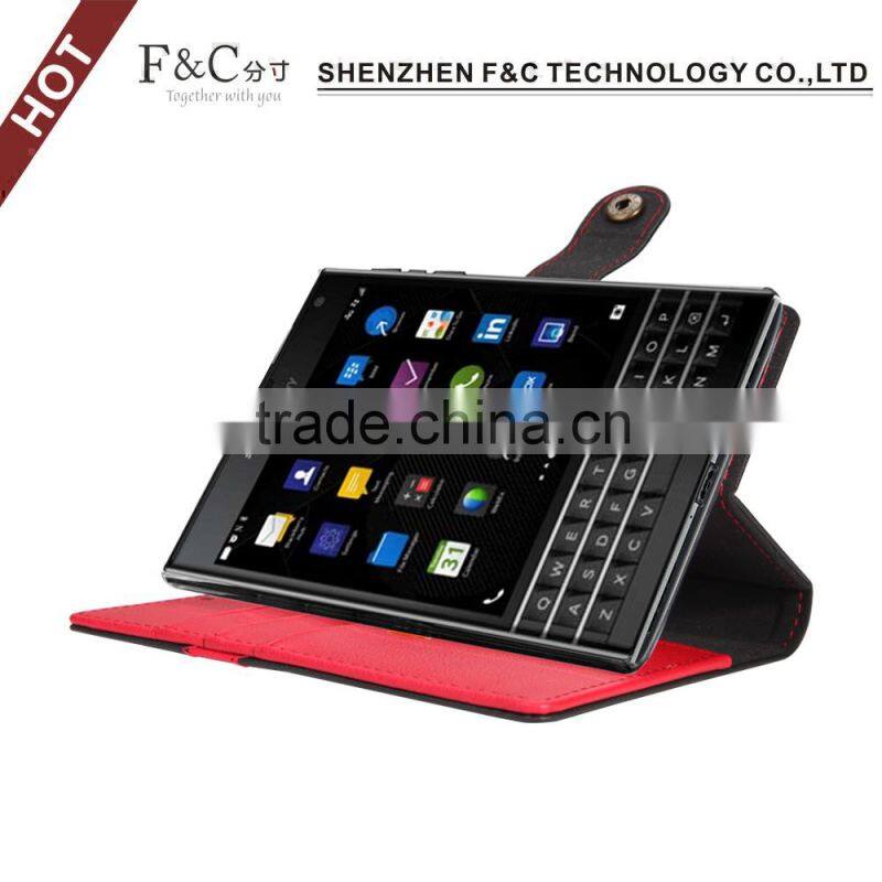 high quality wallet pu leather case for Blackberry Passport Q30 case