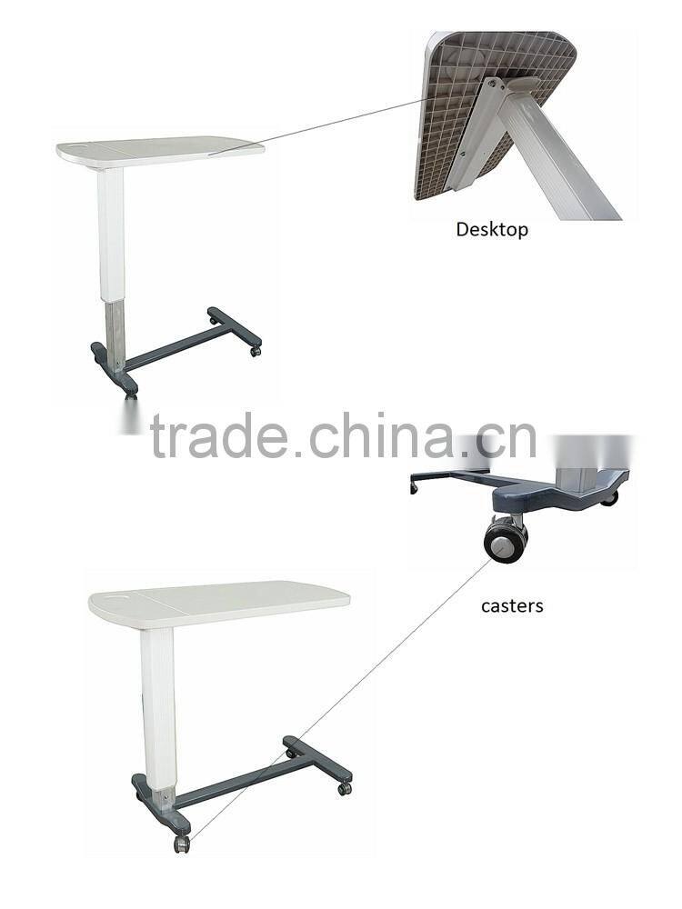 Height Adjustable Abs Bed Bedside Table Tray For Bed