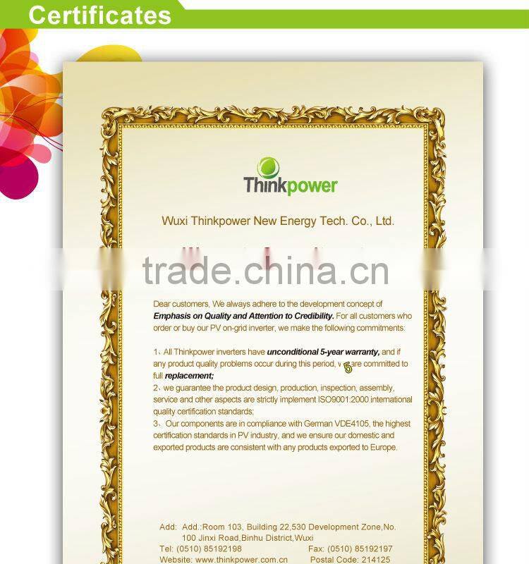 1.5kW DC to AC single phase solar on grid/grid tie inverter, WIFI monitoring with CE TUV VDE AS4777 IEC certification