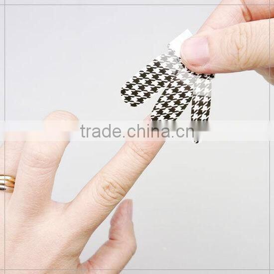 newest polish nail patch/nail art stickers/vinyl nail wraps