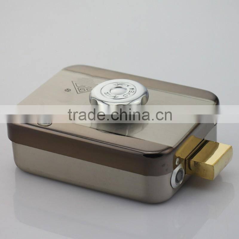 Low cost access control DC12V 5W electric door bolt lock for apartment PY-EL1