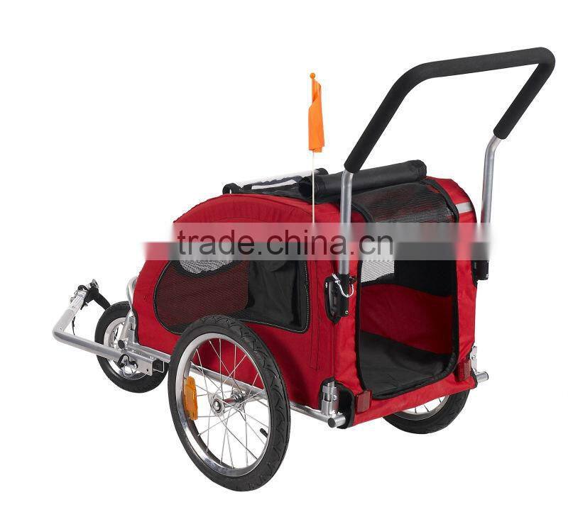 middle foldable bicycle pet trailer / pet product / trailer parts