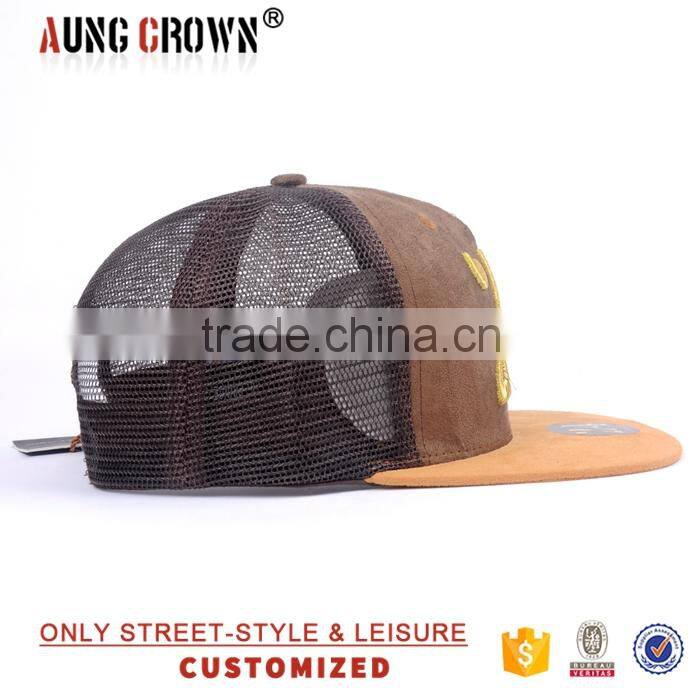 Outdoor Unisex Snapback Embroidery Caps Trucker