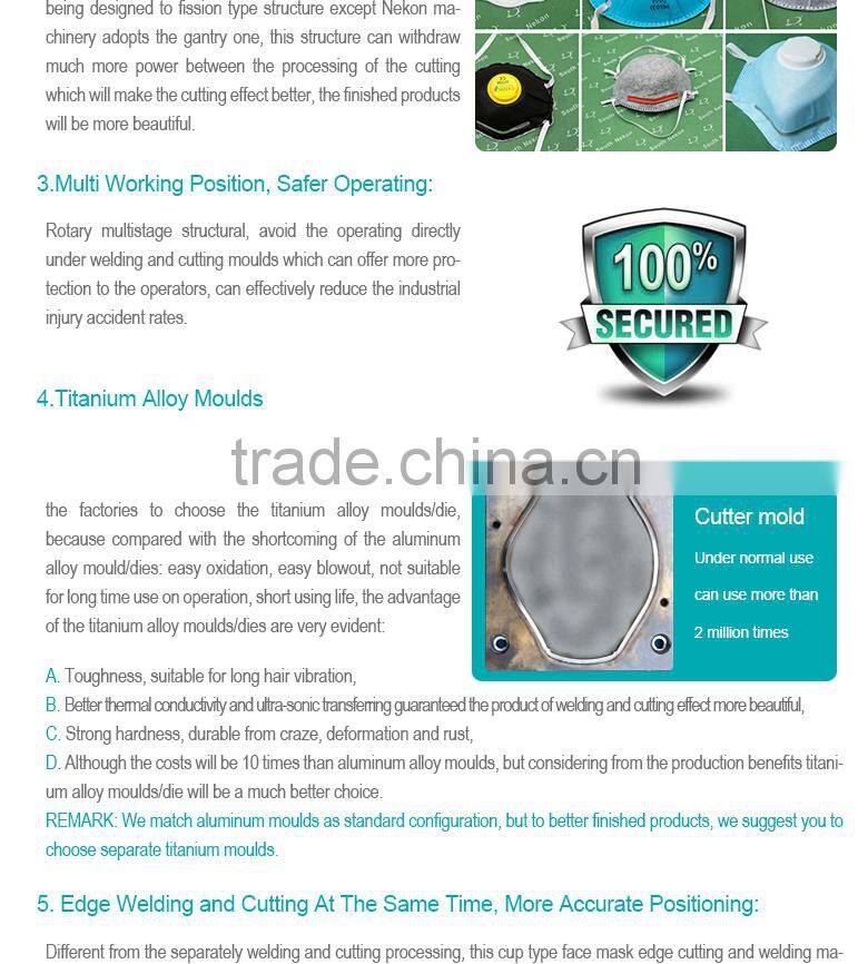 high frequency speaker grill preparetions machine