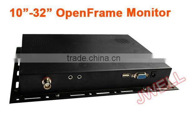 10 Inch Open Frame Monitor,Pos machine monitor with VGA HDMI BNC touch screen