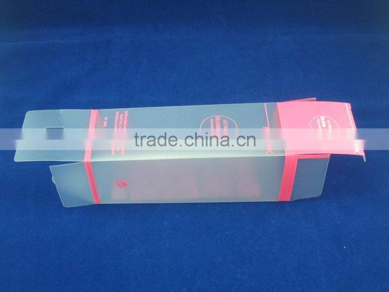 Manufacturer offer custom clear plastic cosmetic box