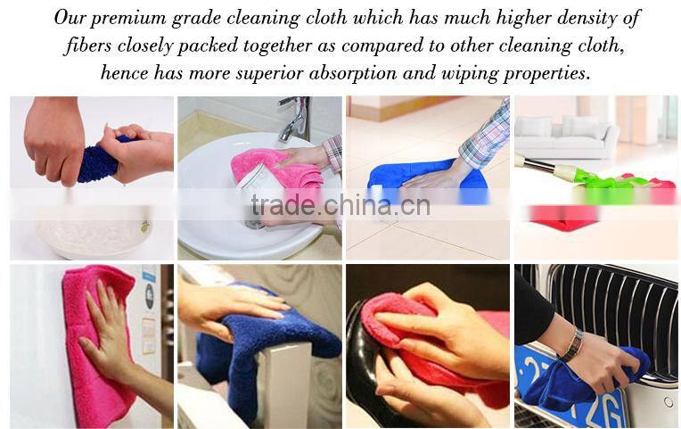 2016 new popular microfiber cleanning cloth
