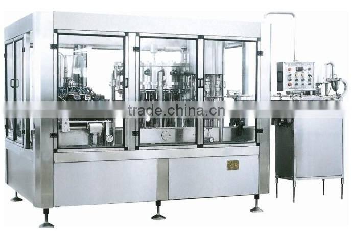 small carbonated drink filling machine 3-in-1 Automatic soft drink filling machine/equipment for PET/glass bottle (3-in-1)