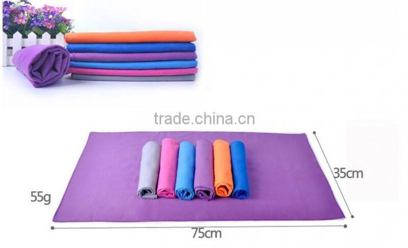 33x75cm 200gsm Outdoor travel quick drying microfiber sports towel antibacterial