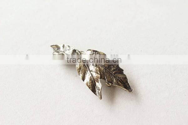 2016 New Metal Clip,Retro leaf spring clip,alloy leaf hairpin headdress for ladies