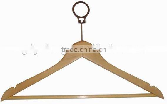 Fashion eco-friendly anti-theft hotel wooden hanger