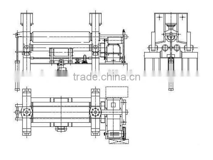 W11S High Precision Hydraulic Steel Plate Bending Roll Machine 3 roller rolling machine