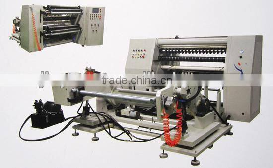 PLC controlled high speed roll material slitting and rewinding machine for adhesive tape, PVC, OPP, PET