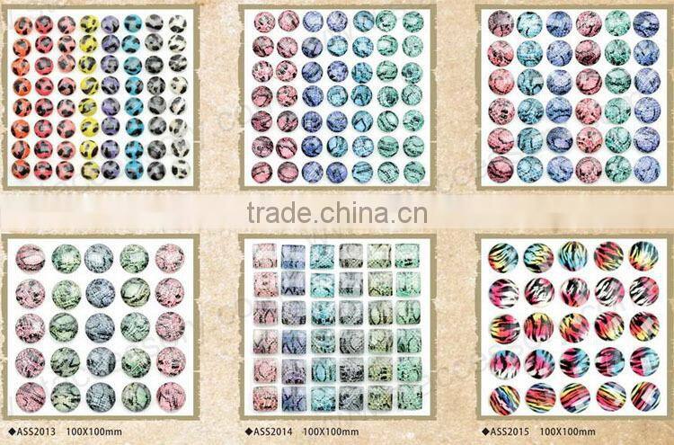 Fashion adhesive craft scrapbooking acrylic flat back stones