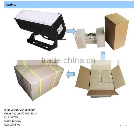 2015 UL driver led wall washer light 50w with 5years warranty DLC