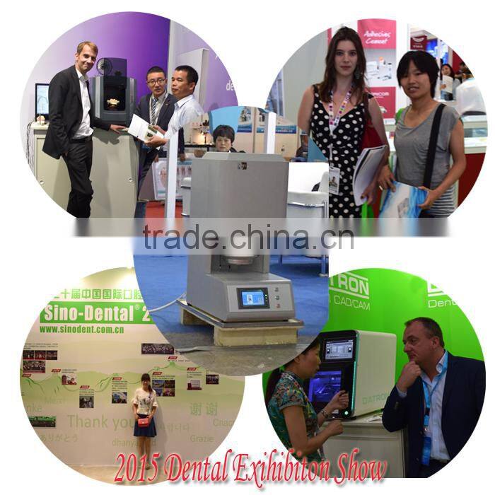 CE certified touch screen dental lab porcelain furnace with ceramic tray