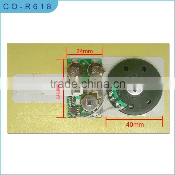 press button, slip tap, shake, and light/motion sensor recorded chips