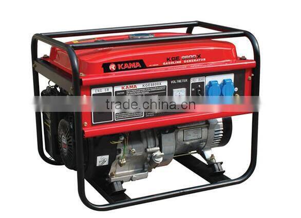 KAMA gasoline generator set Single phase 6.8Hp/7.48Hp 50Hz/60Hz for sale