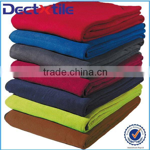 100% polyester french terry fleece fabric for blankets