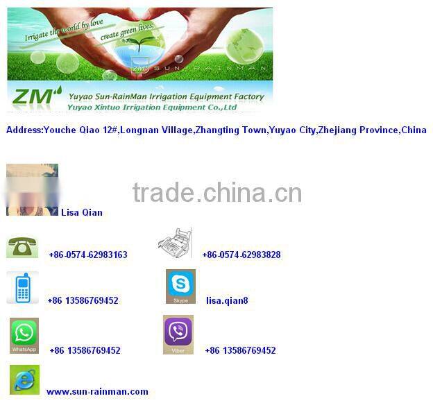 Plastic Water Irrigation Quick Coupling Valve