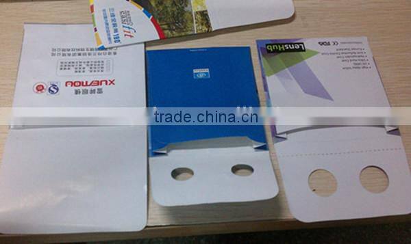 Custom design wrapping paper optical lens envelope