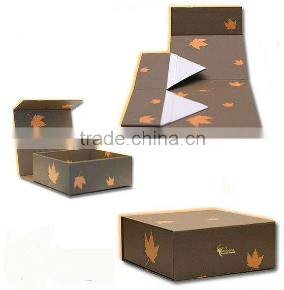 Paper packing collapsible box, folding box, origami box