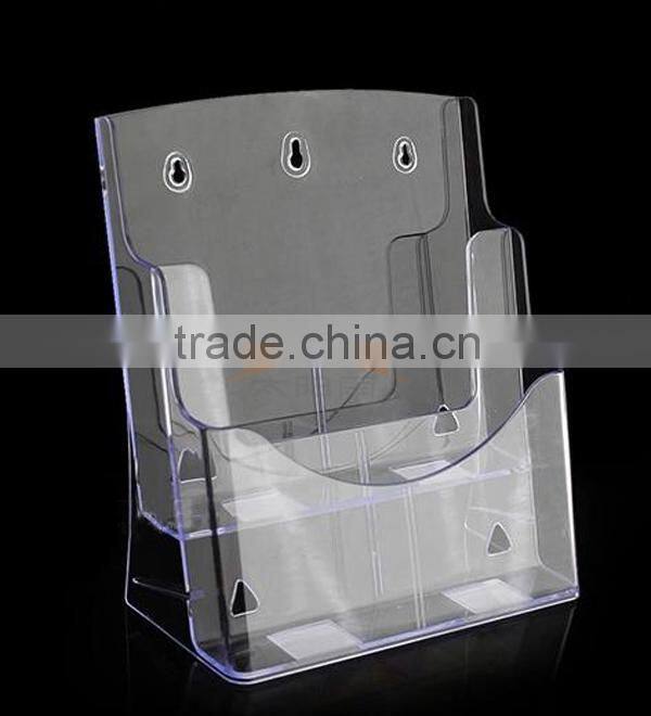 Clear Acrylic Brochure Stands with 2 tier