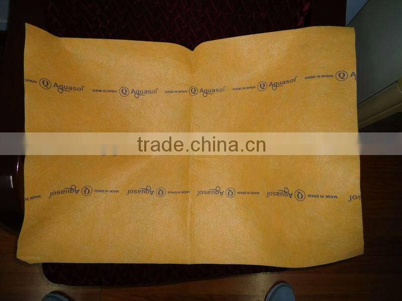 Super absorbent needle punched non-woven floor cleaning cloth with logo