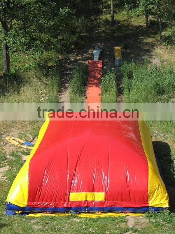 Durable air inflatable bag/ inflatable jump air bag for skiing