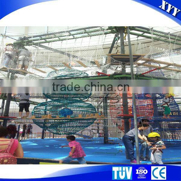 2015 Kids and adult Indoor Obstacle Ropes Course