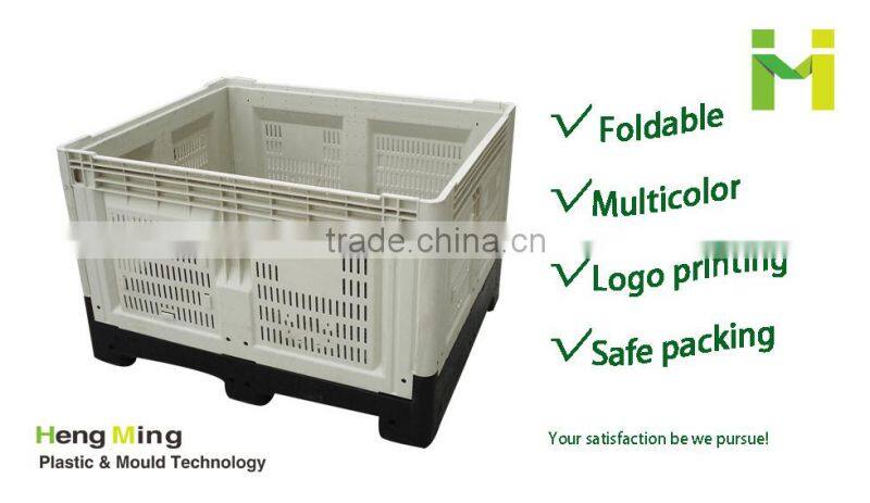Collapsible fruit picking bin